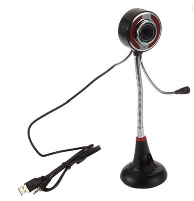 USB Flexible Gooseneck Tube Webcam Mount With Microphone Mic Cam Camera 58*250 Mm