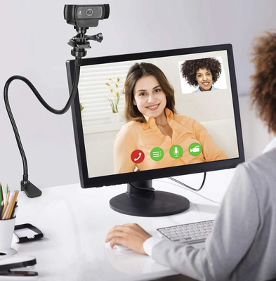Flexible Camera Gooseneck Stand For Logitech Webcam 420g