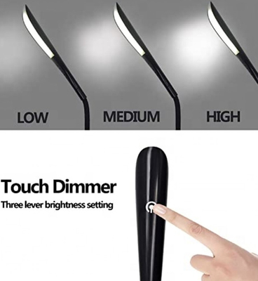 Touch Dimmable USB Light Gooseneck Bed Mini Charging 115mA